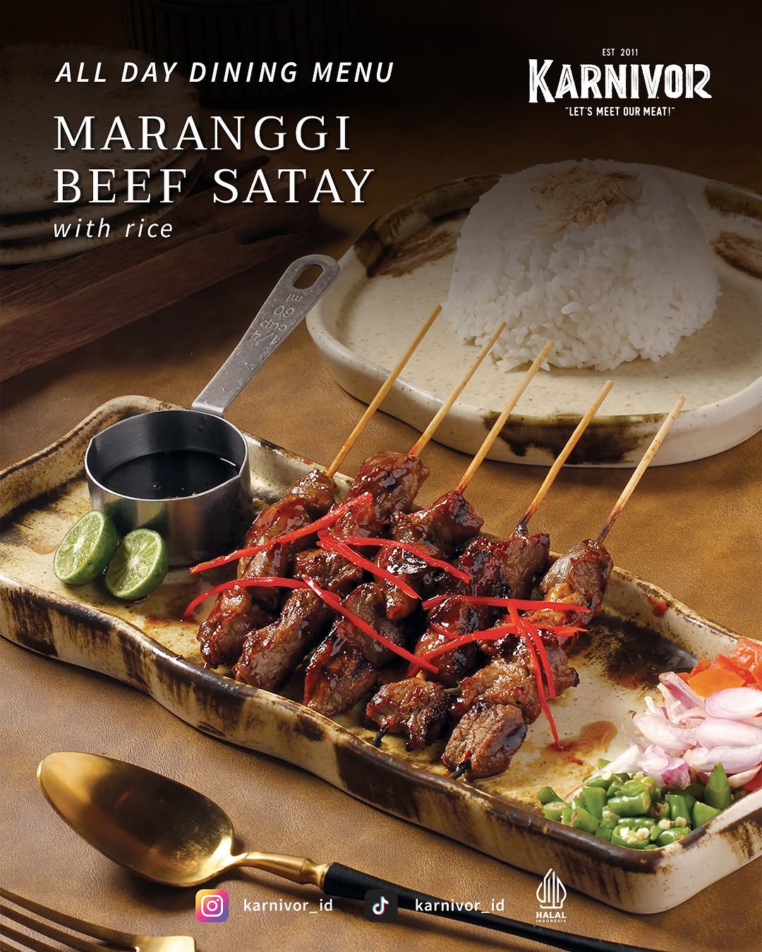 Maranggi Beef Satay Karnivor